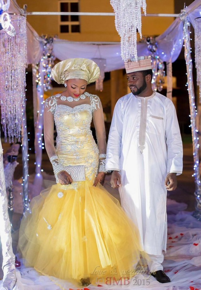 Nigerian hausa outlet traditional wedding attire