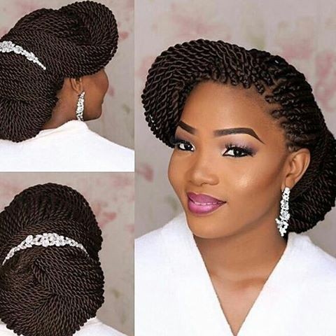 14 Creative Ways to Style Box Braids For Your Wedding ...