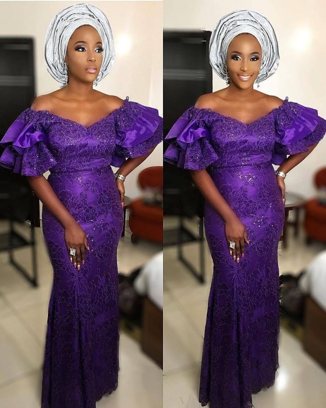 Aso-ebi Face Off: The Purple Effect 