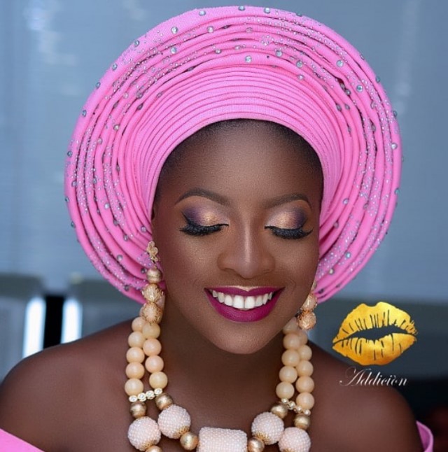 Gele & Makeup: 26 Perfectly-tied Asooke In Vibrant Colours 