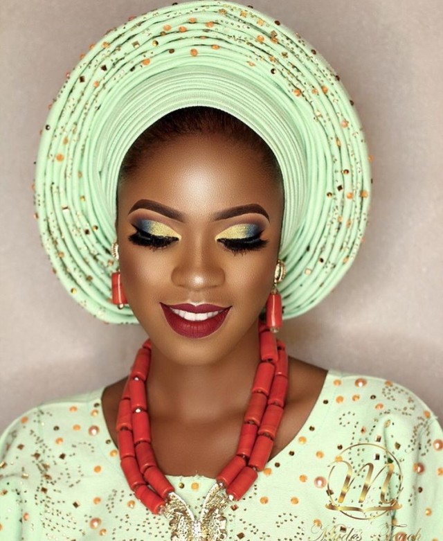 Gele & Makeup: 26 Perfectly-Tied Asooke in Vibrant Colours | Sugar ...