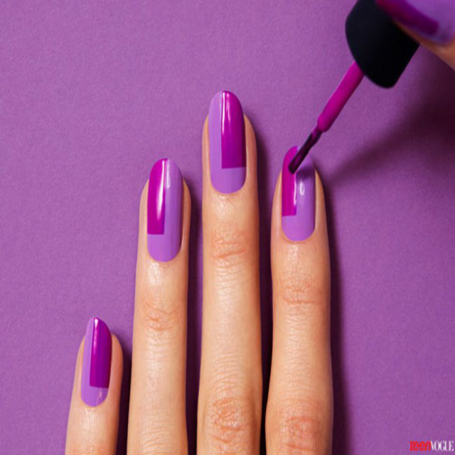 DIY Tutorial: Purple Nail Art | Sugar Weddings & Parties