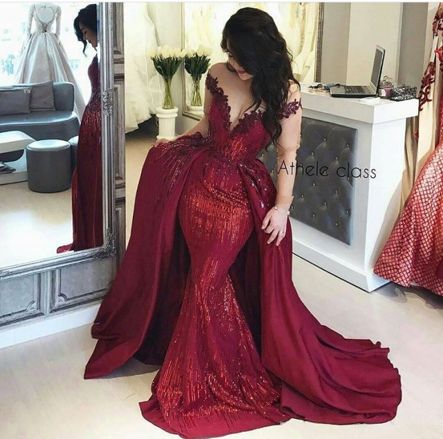 red reception dress for bride